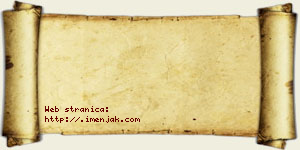 Emilija Tucović vizit kartica